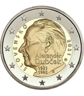 2 Euro Slovaquie 2021 - Alexander Dubček