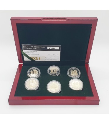 Set 6 x 2€ BE Luxembourg 2019-2021