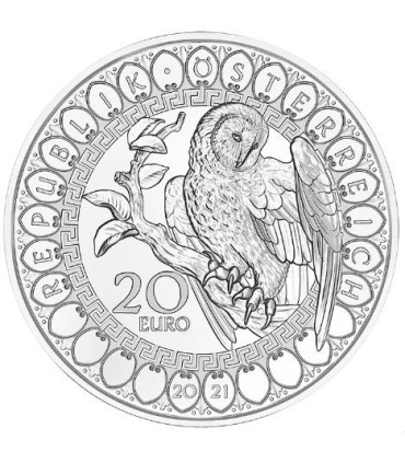 20 Euro Autriche 2021 - LA SAGESSE DU HIBOU