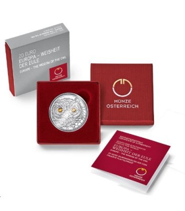 20 Euro Autriche 2021 - LA SAGESSE DU HIBOU