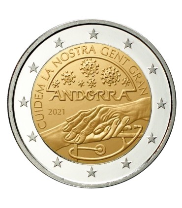 2 Euro Andorre 2021 - Soin de nos Aînés