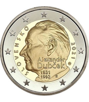 2 Euro Slovaquie 2021 - Alexander Dubček