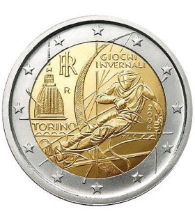 2 Euro italie 2006 Jeux de Turin - 
	 

	Thème: 2 € commémorative Italie 2006 commémorant les jeux olympiques d'hiver de Turin.
