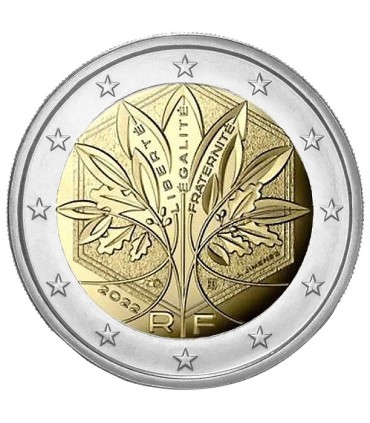 2 Euro France 2022 - Arbre de l'Union