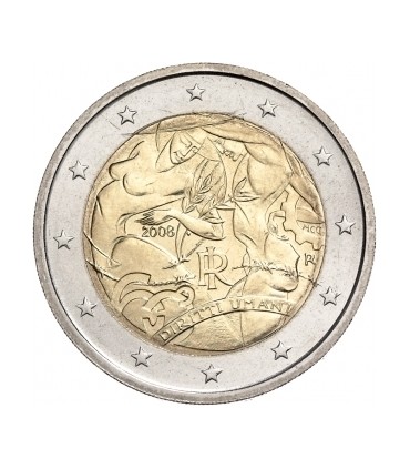 2 Euro Italie 2008 Droits de l' Homme -  
Thème: 2 € commémorative Italie 2008 commémorant le 60e anniversaire de la Déclaration