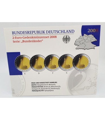 SET 5*2 Euro Allemagne 2008 BE - 
	 

	set Allemagne des 5 ateliers (ADFGJ) 2008

	 

	qualité: BE

	 

	Description:

	 

	À l’