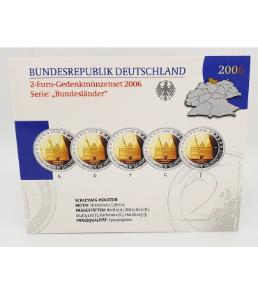 SET 5*2 Euro Allemagne 2006 BE - 
	 

	set Allemagne des 5 ateliers (ADFGJ) 2006 

	 

	qualité: BE

	 

	Description: 

	 

	À 