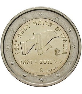 2 Euro Italie 2011 Unification de l'Italie - 
	 

	Thème: 2 € commémorative Italie 2011 commémorant le 150ème anniversaire de so
