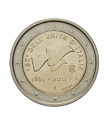 2 Euro Italie 2011 Unification de l'Italie - 
	 

	Thème: 2 € commémorative Italie 2011 commémorant le 150ème anniversaire de so