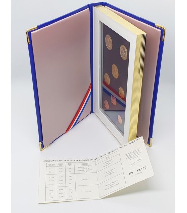 be france 2001 - Série 1 cents à 2 euro 2001  en qualité belle épreuve
 
 

Volume d’émission : 15 000 Exemplaires 
 
  - be fra