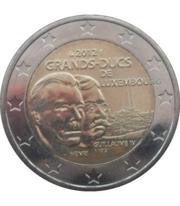 2 Euro Luxembourg 2012 Grand duc Guillaume IV - 
	Thème: 2 € commémorative Luxembourg 2012 commémorant la série grand-ducal Henr