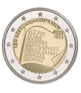 2 Euro Estonie 2022 - Société Littéraire