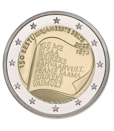 2 Euro Estonie 2022 - Société Littéraire