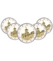 5 x 2 euro Allemagne 2022 - Château de la Wartburg
