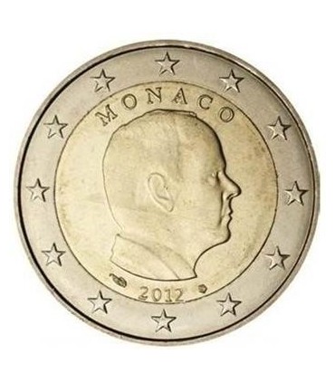 2 Euro Monaco 2012 Albert II - 2€ Albert II 2012
 
Pièce officielle de 2 € Monaco 2012 représentant un portrait de S.A.S. le P