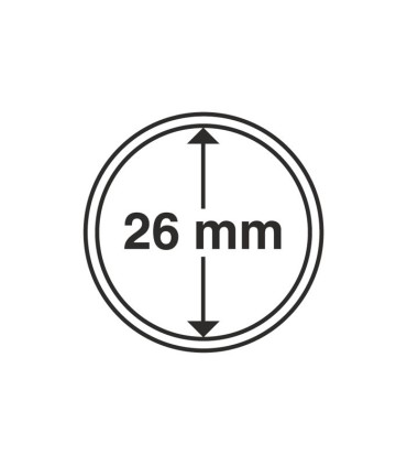 10 CAPSULES 26 MM Qualité Supérieure -  Les capsules premium de la marque Héraclès sont fabriquées en acrylique transparent rési