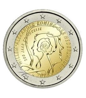 2 Euro Pays-Bas 2013 200 ans de la royauté - 
	 

	 2 € commémorative Pays-Bas 2013

	 

	Thème: 200 ans de leur indépendance et