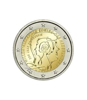 2 Euro Pays-Bas 2013 200 ans de la royauté - 
	 

	 2 € commémorative Pays-Bas 2013

	 

	Thème: 200 ans de leur indépendance et