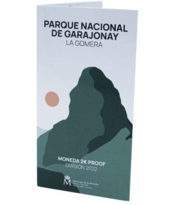 Coincard 2 Euro Espagne 2022- Parc national Garajonay