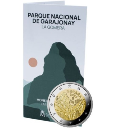 Coincard 2 Euro Espagne 2022- Parc national Garajonay