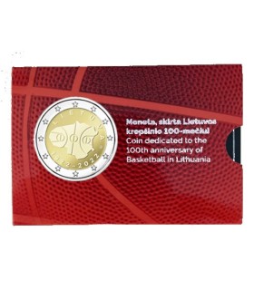 Coincard 2 Euro Lituanie 2022 -  BASKET-BALL