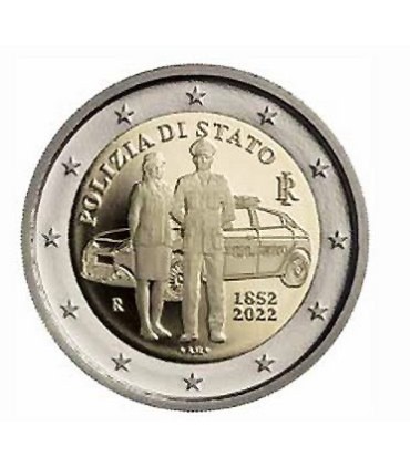 2 Euro Italie 2022 - 170 ans de la Police Italienne