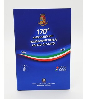 Coincard 2 Euro Italie 2022  - 170 ans de la Police Italienne
