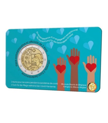 Coincard Francaise 2 Euro Belgique 2022