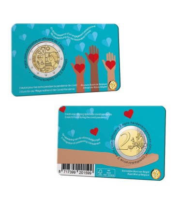 Coincard Francaise 2 Euro Belgique 2022