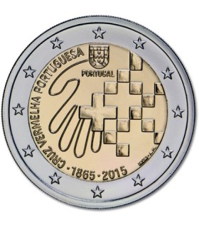 2 euro Portugal 2015 Croix Rouge - 
	Thème:   2 € commémorative Portugal 2015 commémorant le 150ème Anniversaire de la Croix-Rou