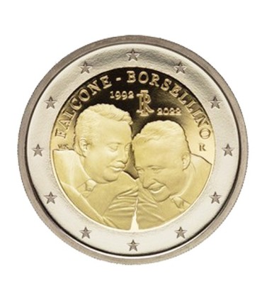 2 Euro Italie 2022 - 30 ans de la  mort de Giovanni Falcone et de Paolo Borsellino