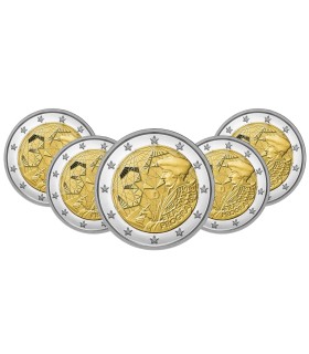 5 x 2 Euro Allemagne  2022 - Erasmus