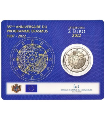 Coincard 2 Euro Luxembourg 2022 - Erasmus