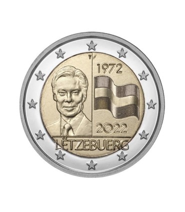 2 Euro Luxembourg 2022 - Drapeau