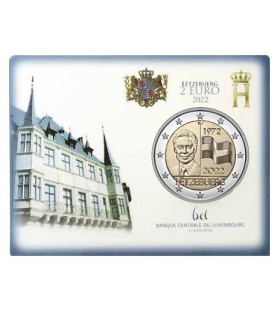 Coincard 2 Euro Luxembourg 2022 - Drapeau