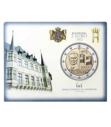 Coincard 2 Euro Luxembourg 2022 - Drapeau