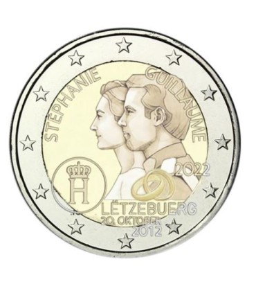 2 Euro Luxembourg 2022 - Mariage