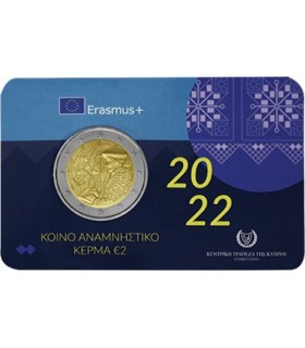 Coincard 2 Euro Chypre 2022 - Erasmus