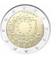 2 Euro slovénie 2015 Drapeau