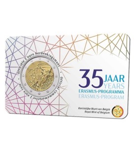 Coincard Flamande 2 Euro Belgique 2022 - Erasmus