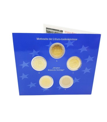 SET 5*2 Euro BE Allemagne 2007 - 
	 

	série  2 € traité de rome 2007 des 5 ateliers(adfgj)

	 

	qualité belle épreuve

	 

	de