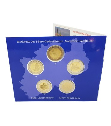 SET 5* Euro Allemagne 2011 BE -  
 Caractéristiques:
 
  Diamètre: 25,75 mm
  Poids: 8,47 g
  Métal: C/N/C
  Faciale: 2 €
  Qual