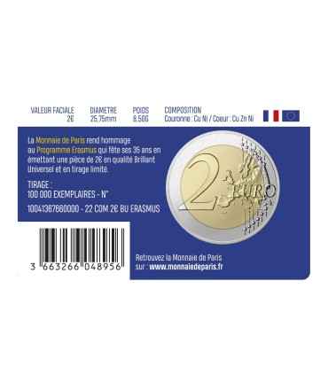 2 Euro BU France 2022 - Erasmus