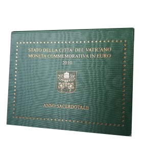 2 Euro vatican 2010 Année Sacerdotale - 
	2 euros VATICAN 2010, année des prêtres
	Commémorative 2010Description : La pièce repr