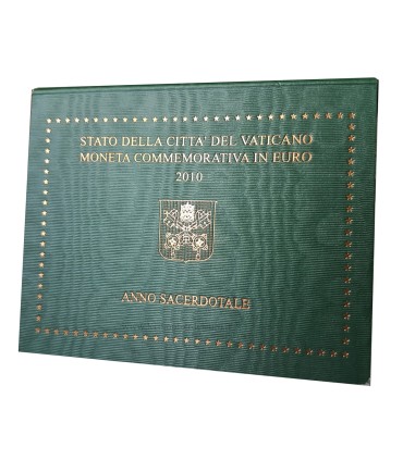 2 Euro vatican 2010 Année Sacerdotale - 
	2 euros VATICAN 2010, année des prêtres
	Commémorative 2010Description : La pièce repr
