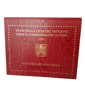2 EURO VATICAN 2008 Saint Paul - 
	2 Euro Vatican 2008

	Description:

	 La partie interne de la pièce représente la conversion 