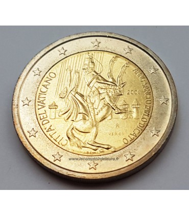 2 EURO VATICAN 2008 Saint Paul - 
	2 Euro Vatican 2008

	Description:

	 La partie interne de la pièce représente la conversion 