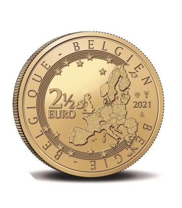 Coincard Flamande 2,50 Euro Belgique 2021 - UEFA EURO 2020