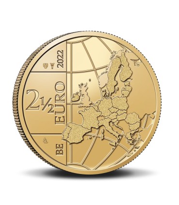 Coincard Flamande 2,50 Euro Belgique 2022 -100 ans de protection des oiseaux en Belgique