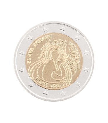 Coincard 2 Euro Estonie 2022 BU - Ukraine